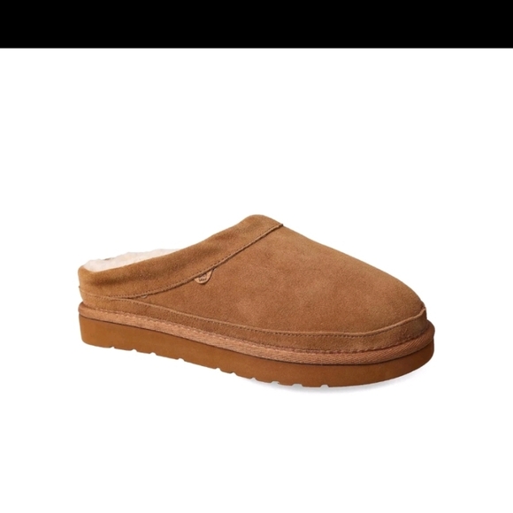 Lamo Jules Women's Clog Premium Suede Slip-On - Chestnut - Picture 4 of 8